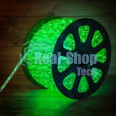 Дюралайт Neon-night LED, постоянное свечение (2W) - зеленый, 36 LED/м, бухта 100м