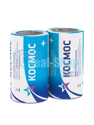 Элемент питания солевой S R20S (уп.2шт) Космос KOCR20