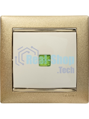 Выключатель Legrand 774310 Valena 10А c подсветкой, сл. кость
