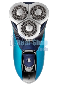 Электробритва роторная Starwind SSH 1525 реж.эл.:3 питан.:аккум. голубой/черный