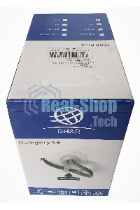 Кабель сетевой Ningbo UTP 4 пары cat5E solid 0.5мм Cu molded 305м серый