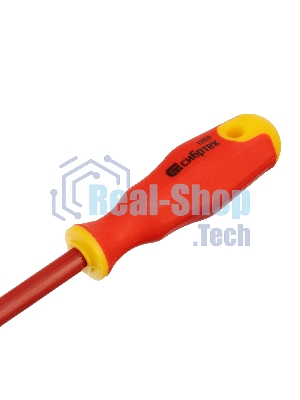 Отвертка диэлектрическая Сибртех PH2 x 100 мм, до 1000 В, двухкомпонентная рукоятка