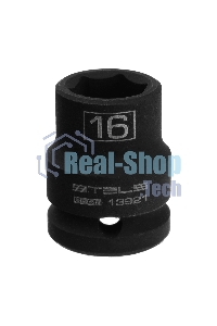Головка ударная шестигранная, 16 мм, 1/2