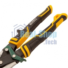 Ножницы по металлу Denzel 270 мм, прямой и правый рез,сталь-СrMo, трехкомп.рук-ки