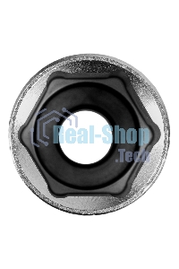 Головка торцевая удлиненная, 24 мм, 6-гранная, CrV, под квадрат 1/2