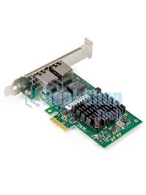 Сетевой адаптер ExeGate EXE-I350-T2v1 (PCI-E x1, порты 2xRJ45 (медные), 10/100/1000Mbps, Gigabit NIC Intel Chipset NHI350AM2)