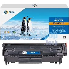 Картридж лазерный G&G GG-Q2612XL черный (6000стр.) для HP LJ 1010/1012/1015/1018/1020/1022/1022n/1022nw/3015/3020