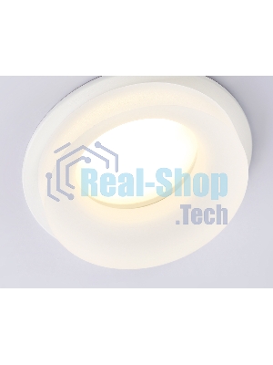 Светильник Ambrella light TN1302 WH/FR белый/белый матовый MR16 GU5.3 D80*42