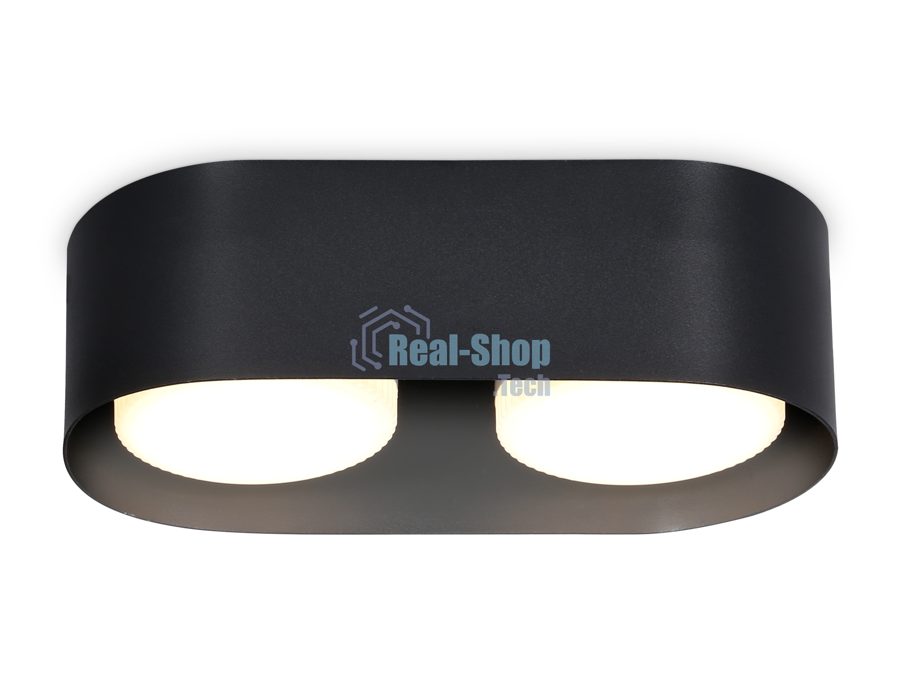 Светильник накладной TN70821/2 BK черный GX53/2 max 12W 200*100*60