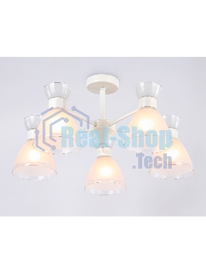 Светильник Ambrella light TR3179/5 WH белый E27/5 max 40W D570*280