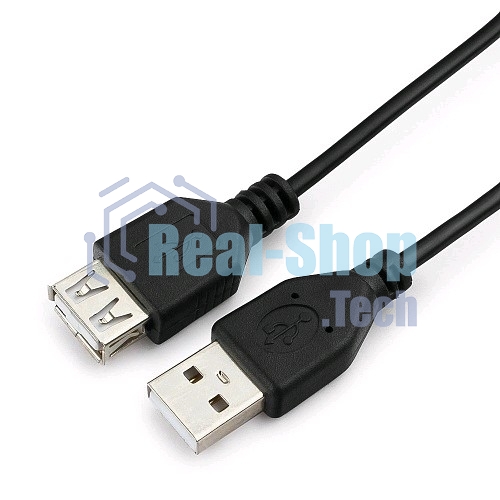 Кабель удлинитель USB 2.0 Гарнизон GCC-USB2-AMAF-1.8M, AM/AF, 1.8м, пакет