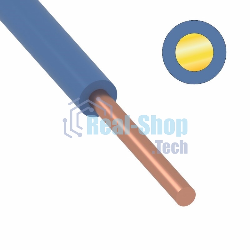 Провод ПуВ (ПВ-1) 16 мм², 200 м синий ГОСТ 31947-2012,ТУ 16-705. 501-2010