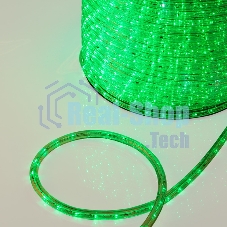 Дюралайт Neon-night LED, постоянное свечение (2W) - зеленый, 36 LED/м, бухта 100м