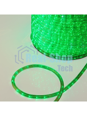 Дюралайт Neon-night LED, постоянное свечение (2W) - зеленый, 36 LED/м, бухта 100м