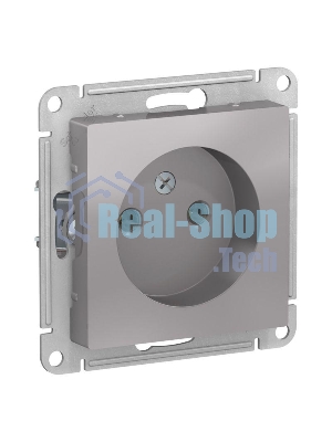 Механизм розетки 1-м СП AtlasDesign без заземл. 16А алюм. SchE ATN000341