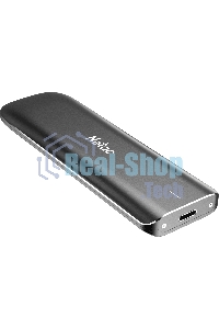 Внешний SSD Netac ZX, 500 Gb, USB 3.2 Gen 2 Type-C, R/W 1050/950, черный