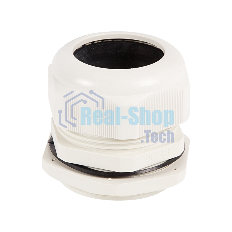 Кабельный ввод Rexant PG-48 (34-44мм) серый, комплект (1 шт/уп)