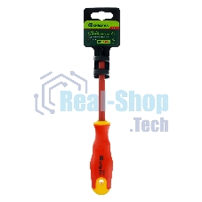 Отвертка диэлектрическая Сибртех PH2 x 100 мм, до 1000 В, двухкомпонентная рукоятка