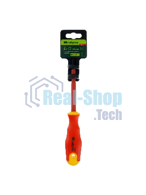 Отвертка диэлектрическая Сибртех PH2 x 100 мм, до 1000 В, двухкомпонентная рукоятка