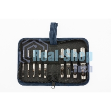 Набор пробойников Сибртех для кожи 2; 3; 4; 5; 6; 8; 9; 10; 13 мм, 9 шт, чехол