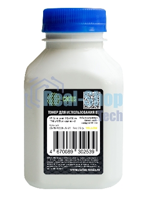 Тонер Cactus CS-THPCWHUY-25 желтый флакон 25гр. для принтера HP Color Laser 150a/150nw/179fnw/MFP 178nw