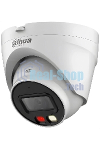 Уличная турельная IP-видеокамера Dahua DH-IPC-HDW1439VP-A-IL-0360B Smart Dual Light 4Мп, 1/2.9” CMOS, объектив 3.6мм, ИК-подсветка до 30м, LED-подсветка до 20м, IP67, корпус: металл