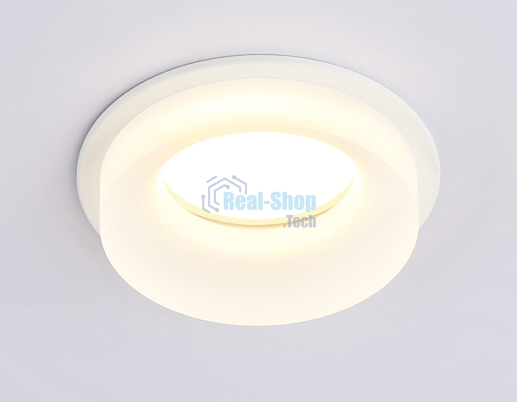 Светильник Ambrella light TN1302 WH/FR белый/белый матовый MR16 GU5.3 D80*42
