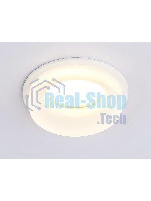 Светильник Ambrella light TN1302 WH/FR белый/белый матовый MR16 GU5.3 D80*42