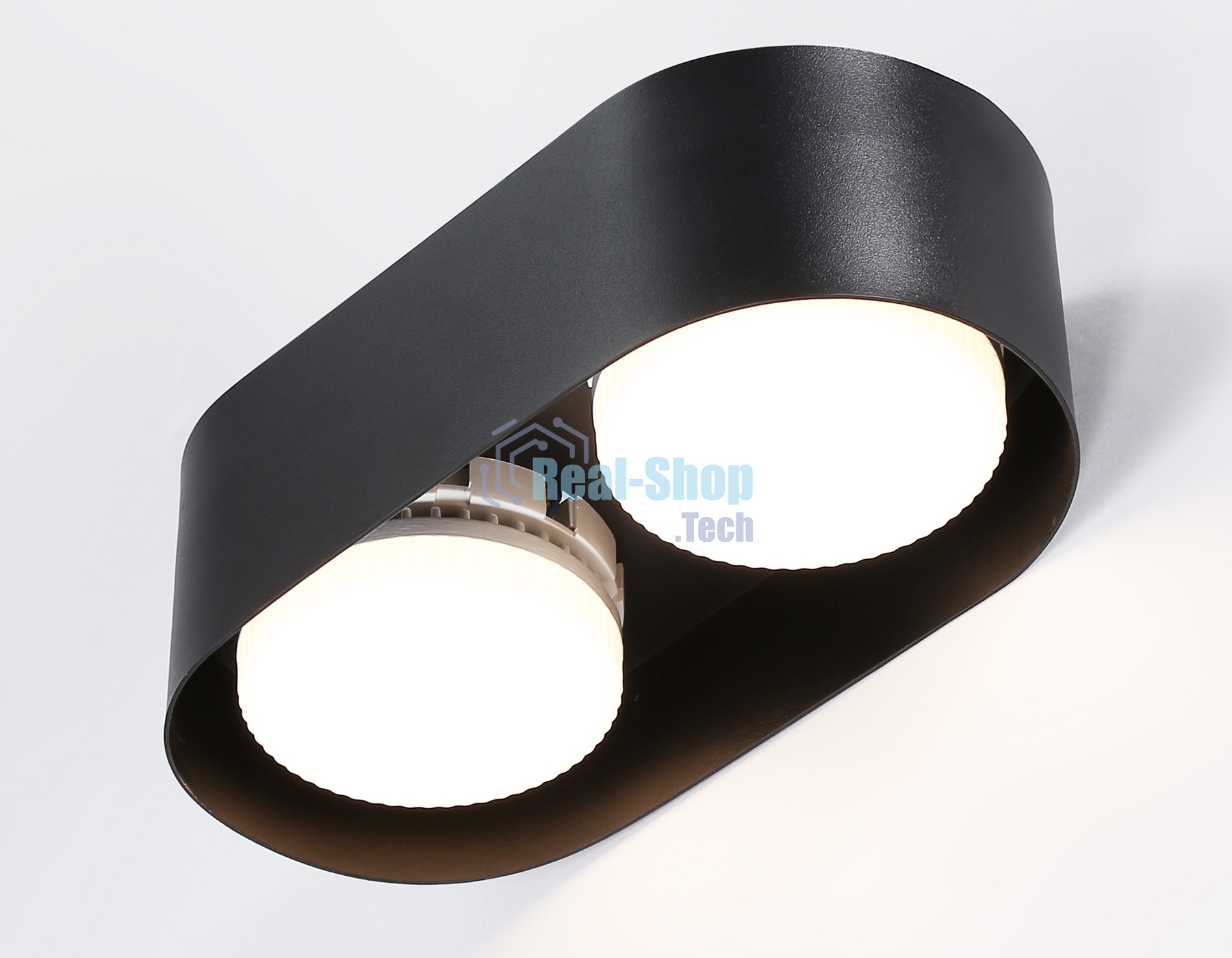 Светильник накладной TN70821/2 BK черный GX53/2 max 12W 200*100*60