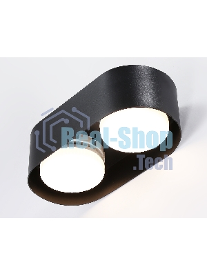 Светильник накладной TN70821/2 BK черный GX53/2 max 12W 200*100*60