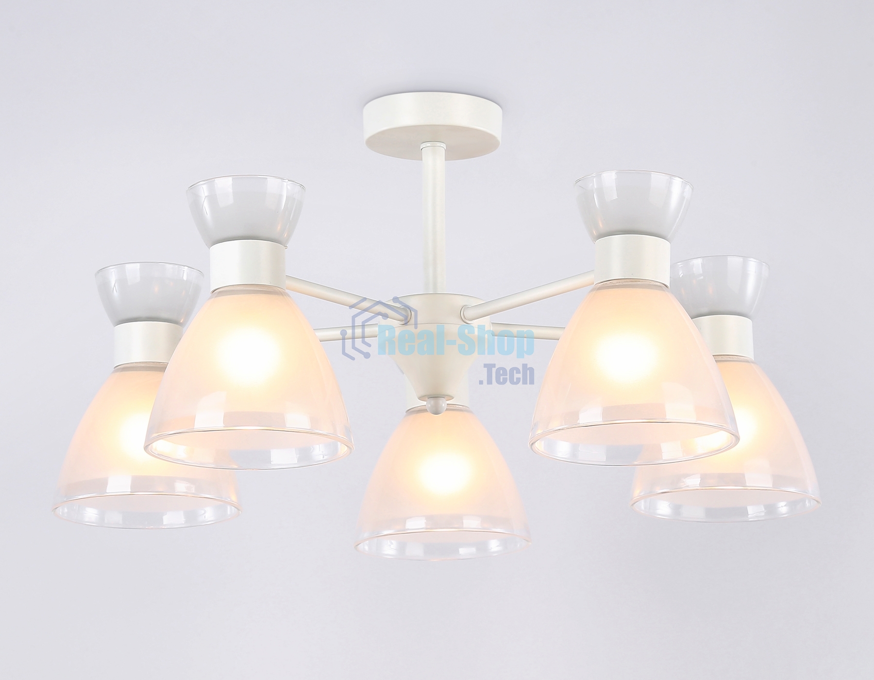 Светильник Ambrella light TR3179/5 WH белый E27/5 max 40W D570*280