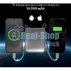 Мобильный аккумулятор Magssory PBN005 10000mAh 22.5W 3A USB-C титановый