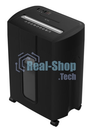 Шредер Office Kit S170-3.9x38 (секр.P-4)/фрагменты/16лист./22лтр./скрепки/скобы/пл.карты/CD