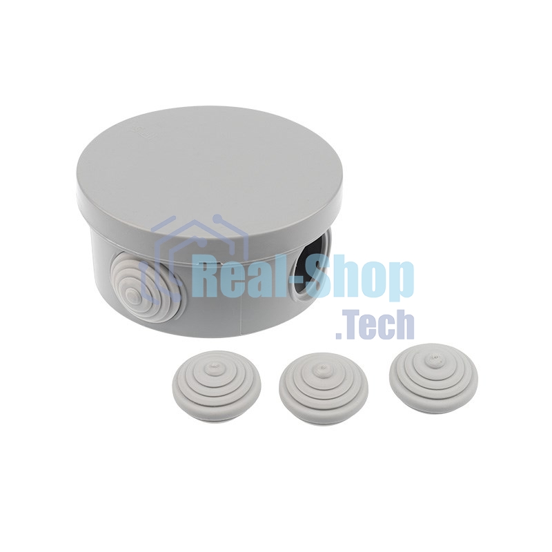 Коробка распаячная Rexant ОУ, D 85х40 мм, IP54 (УПр 85/40.1.3)