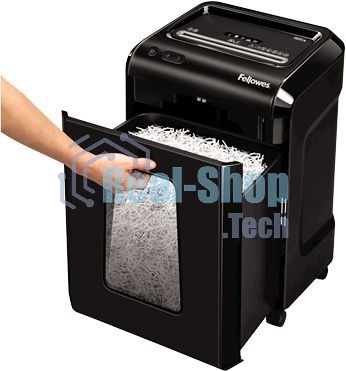 Шредер Fellowes Powershred 92Cs FS-1719301 P-4, 4х38мм, 18лст., 25лтр., уничтожает: скобы, карты, скрепки, CD