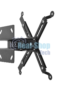 Кронштейн для проектора Buro PR07-B черный макс.12кг потолочный поворот и наклон