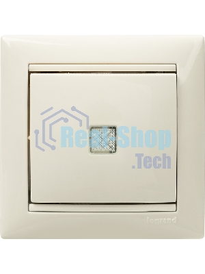 Выключатель Legrand 774310 Valena 10А c подсветкой, сл. кость