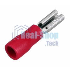 Клемма плоская Rexant изолированная гнездо 3.8 мм 0.5-1.5 мм² (РПи-м 1.5-(2.8)/РПИм 1,25-250)