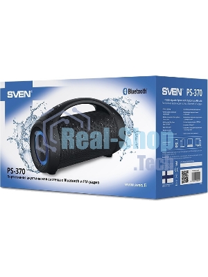 Колонка портативная Sven АС PS-370 черный 40W 2.0 BT