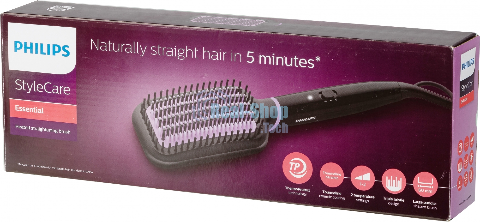 Расческа-выпрямитель Philips BHH880/00