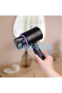 Фен для волос Galaxy Line GL 4346, черный, 1400 Вт, 2 скорости потока воздуха, функция 