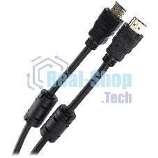 Кабель HDMI-19M - HDMI-19M ver 2.0+3D/Ethernet,2 фильтра 5m Telecom