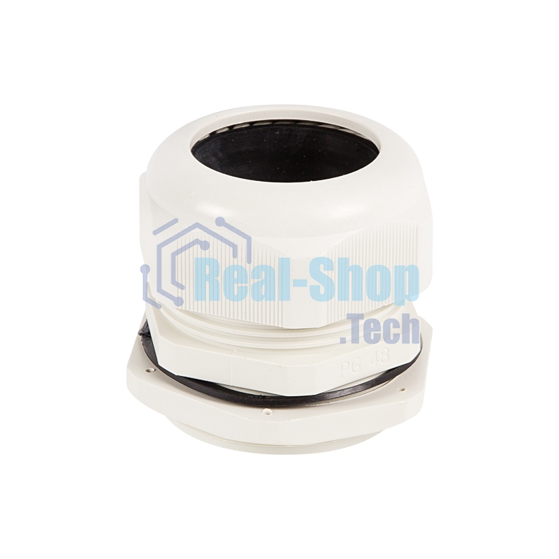 Кабельный ввод Rexant PG-42 (30-38мм) серый, комплект (1 шт/уп)