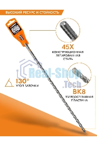 Бур по бетону 10x410x350 SDS-Plus