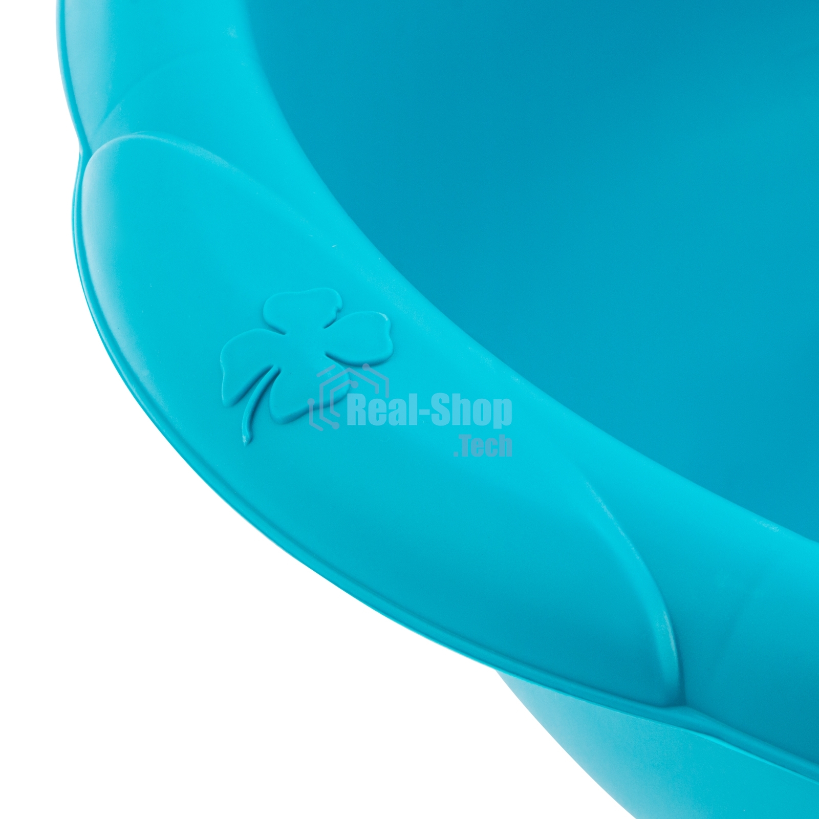 Таз пластмассовый круглый 18 л, бирюзовый, HomePalisad