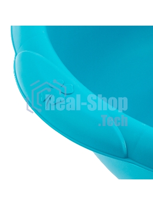 Таз пластмассовый круглый 18 л, бирюзовый, HomePalisad