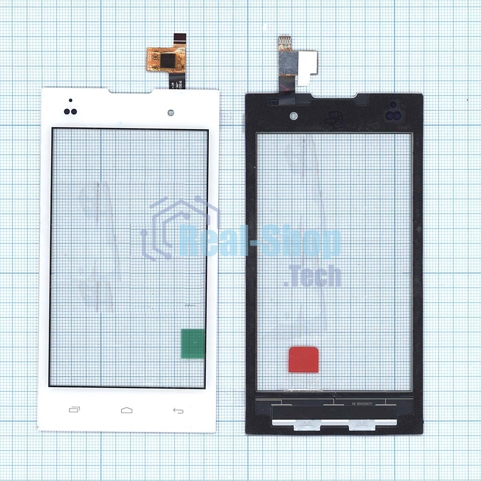 Сенсорное стекло (тачскрин) для Fly IQ4418 ERA Style 4, белое