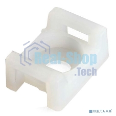 Площадка монтажная под винт Fortisflex ПМО 15х10 белый (уп.100шт)