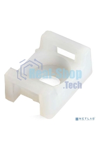 Площадка монтажная под винт Fortisflex ПМО 15х10 белый (уп.100шт)