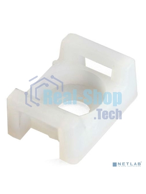 Площадка монтажная под винт Fortisflex ПМО 15х10 белый (уп.100шт)
